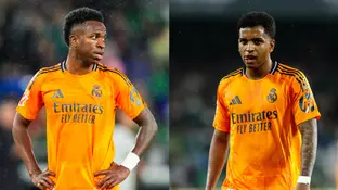 Vinicius y Rodrygo durante el Betis-Real Madrid de Liga Vinicius y Rodrygo durante el Betis-Real Madrid de Liga