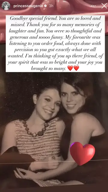 Michelle Trachtenberg y Eugenia de York Michelle Trachtenberg y Eugenia de York