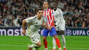 Brahim celebra su gol ante el Atlético de Madrid Brahim celebra su gol ante el Atlético de Madrid