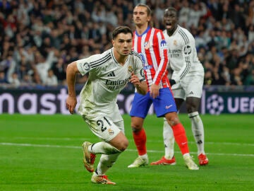  Brahim celebra su gol ante el Atlético de Madrid