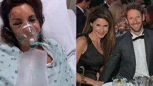 Las secuelas de Marion Jollès Grosjean tras su accidente Las secuelas de Marion Jollès Grosjean tras su accidente