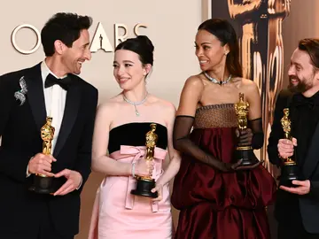 Los cuatro actores ganadores del Oscar 2025 Los cuatro actores ganadores del Oscar 2025