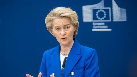 La presidenta de la Comisión Europea, Ursula von der Leyen La presidenta de la Comisión Europea, Ursula von der Leyen