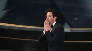 Adrien Brody tras ganar el Oscar por The Brutalist