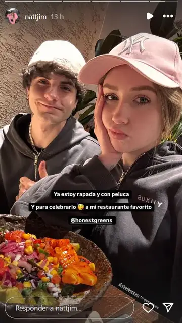 La influencer Natalia Jiménez explica que ya se ha puesto la peluca La influencer Natalia Jiménez explica que ya se ha puesto la peluca