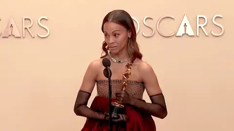 Zoe Saldaña tras ganar el Oscar por Emilia Pérez Zoe Saldaña tras ganar el Oscar por Emilia Pérez