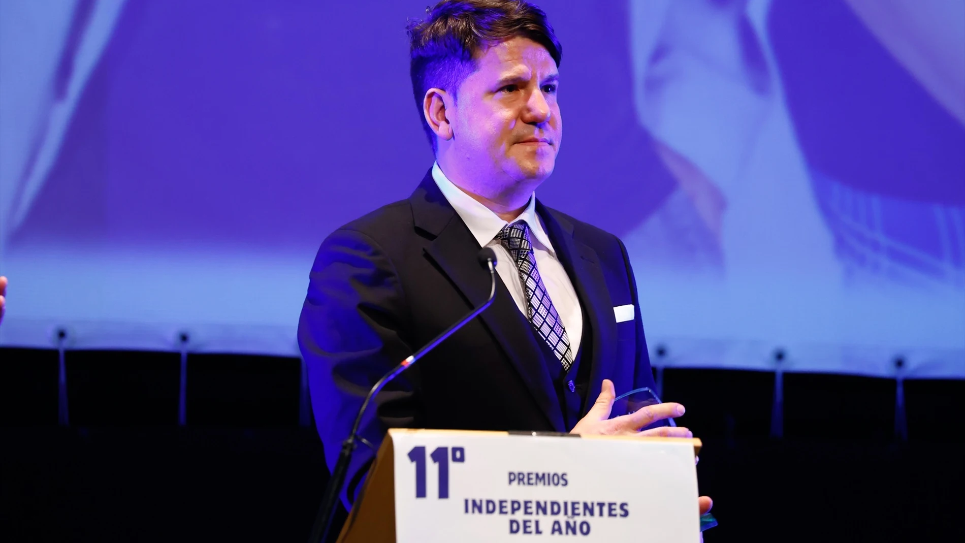 Lucas en una entrega de premios Lucas en una entrega de premios