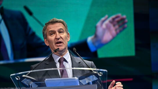 El presidente del PP, Alberto N&uacute;&ntilde;ez Feij&oacute;o