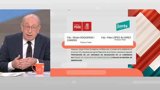 Nicolás Redondo, cesión Inmigración Cataluña Nicolás Redondo, cesión Inmigración Cataluña