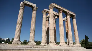 Templo de Zeus Olímpico en Atenas Templo de Zeus Olímpico en Atenas