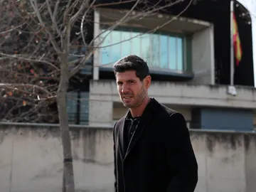 Albert Luque a su salida de la Audiencia Nacional Albert Luque a su salida de la Audiencia Nacional