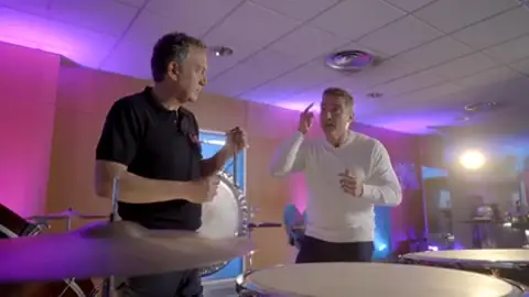 Los ensayos de Roberto Brasero en la gala nueve de El Desafío Los ensayos de Roberto Brasero en la gala nueve de El Desafío