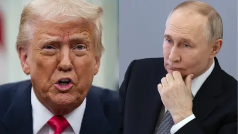 Donald Trump y Vladimir Putin Donald Trump y Vladimir Putin