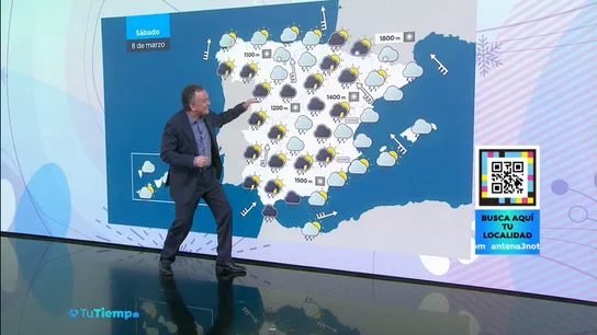 La previsión del tiempo de Roberto Brasero La previsión del tiempo de Roberto Brasero