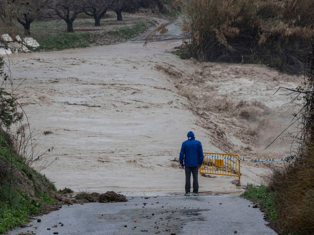 Así ha sido el temporal que deja tres comunidades en alerta naranja