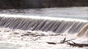 Agua acumulada por las lluvias