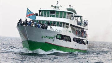 Imagen de un ferry en República Democrática del Congo