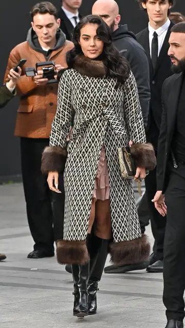 Georgina Rodríguez en la Semana de la Moda de París Georgina Rodríguez en la Semana de la Moda de París