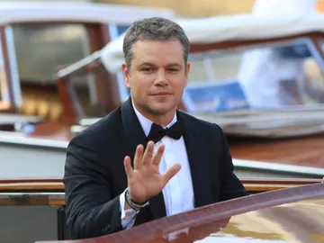 Matt Damon en Venecia Matt Damon en Venecia