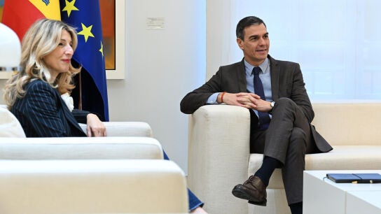Pedro S&aacute;nchez y Yolanda D&iacute;az