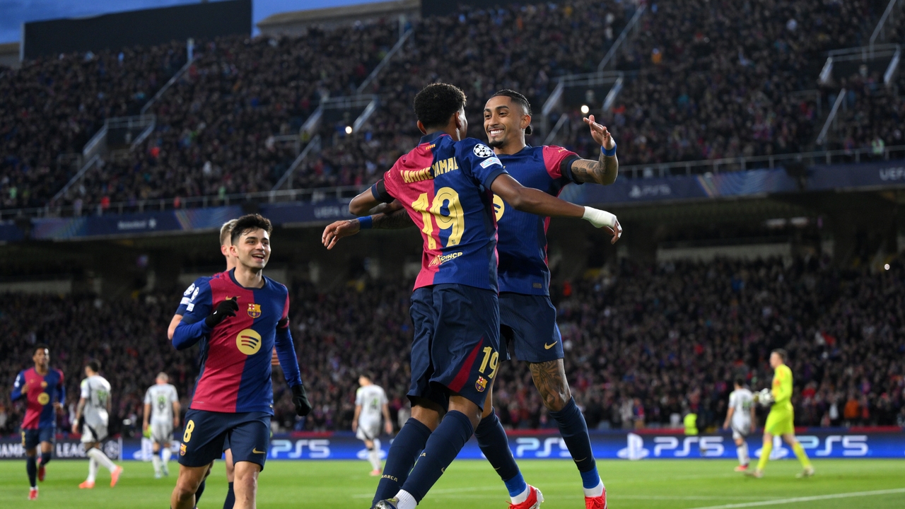 Raphinha y Lamine Yamal Guían Al Barça A Los Cuartos de Final de la LA Campeones Raphinha y Lamine Yamal Guían Al Barça A Los Cuartos de Final de la LA Campeones