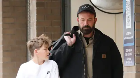 Ben Aflleck y su hijo Samuel Ben Aflleck y su hijo Samuel