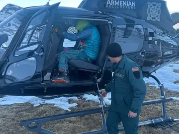 Encuentran el cuerpo sin vida del español tras una avalancha de nieve en la montaña Aragats, Armenia Encuentran el cuerpo sin vida del español tras una avalancha de nieve en la montaña Aragats, Armenia