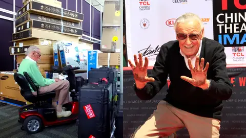 Stan Lee en sus últimos años Stan Lee en sus últimos años