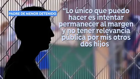 Padre del menor retenido. Padre del menor retenido.