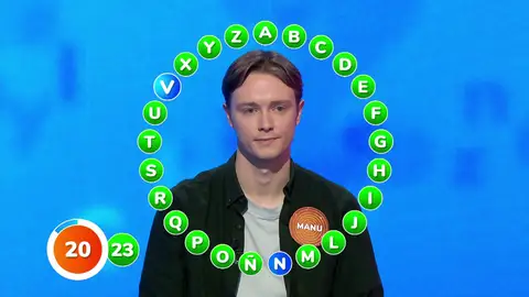 Manu, arrollador: a dos del bote y obliga a Rosa a su mayor remontada en El Rosco Manu, arrollador: a dos del bote y obliga a Rosa a su mayor remontada en El Rosco