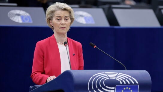 La presidenta de la Comisi&oacute;n Europea, Ursula von der Leyen