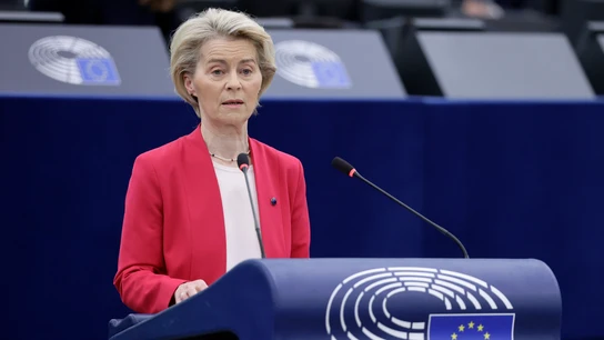 La presidenta de la Comisión Europea, Ursula von der Leyen La presidenta de la Comisión Europea, Ursula von der Leyen