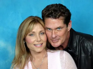 David Hasselhoff y su exmujer en 2004 David Hasselhoff y su exmujer en 2004