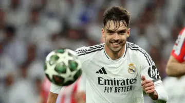 Raúl Asencio, en el duelo de Champions ante el Atlético de Madrid Raúl Asencio, en el duelo de Champions ante el Atlético de Madrid