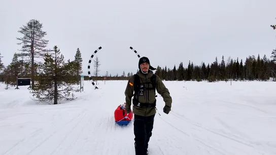 Juancar Gimeno, en la Arctic Ultra Juancar Gimeno, en la Arctic Ultra