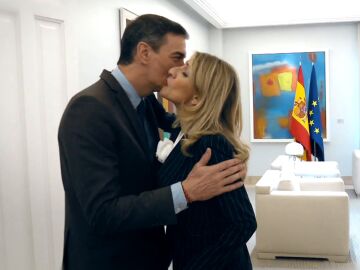 Pedro S&aacute;nchez y Yolanda D&iacute;az.