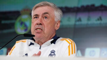 Carlo Ancelotti, en rueda de prensa