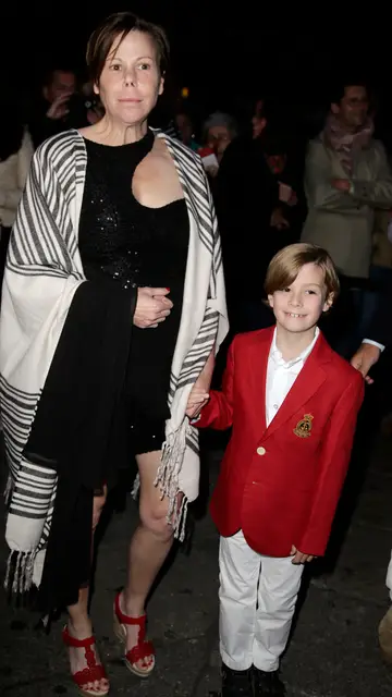 Kalina de Bulgaria y su hijo Simeón Kalina de Bulgaria y su hijo Simeón