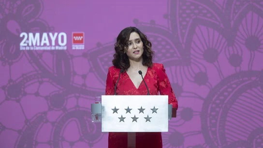 Ayuso en uno de los actos del 2 de Mayo Ayuso en uno de los actos del 2 de Mayo