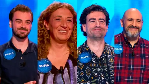 Pablo, Sofía, Rafa y Óscar, los campeones de Pasapalabra Pablo, Sofía, Rafa y Óscar, los campeones de Pasapalabra