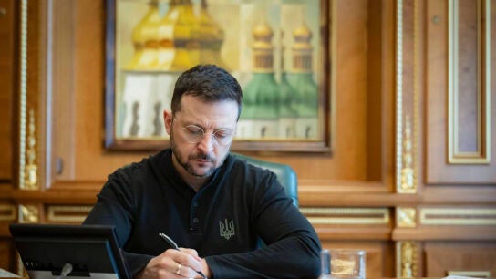 El presidente ucraniano, Volod&iacute;mir Zelenski