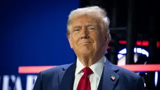 Imagen de archivo de Donald Trump. Imagen de archivo de Donald Trump.