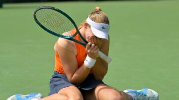 Mirra Andreeva tras su triunfo ante Sabalenka en Indian Wells