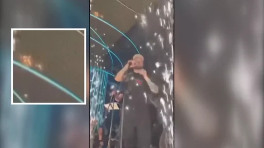 El momento en el que se desata el fuego en la discoteca de Macedonia del Norte El momento en el que se desata el fuego en la discoteca de Macedonia del Norte