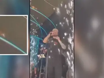 El momento en el que se desata el fuego en la discoteca de Macedonia del Norte El momento en el que se desata el fuego en la discoteca de Macedonia del Norte