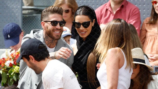 Pilar Rubio y Sergio Ramos, en el tenis