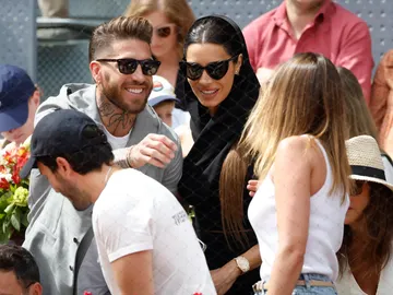 Pilar Rubio y Sergio Ramos, en el tenis Pilar Rubio y Sergio Ramos, en el tenis