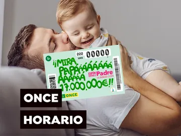 Horario y dónde ver el Sorteo del Cupón Extra del Día del Padre de la ONCE Horario y dónde ver el Sorteo del Cupón Extra del Día del Padre de la ONCE