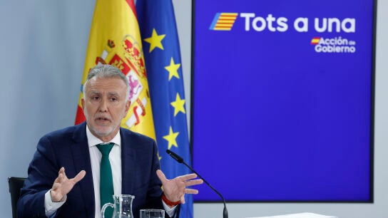 El ministro de Pol&iacute;tica Territorial y Memoria Democr&aacute;tica, &Aacute;ngel V&iacute;ctor Torres