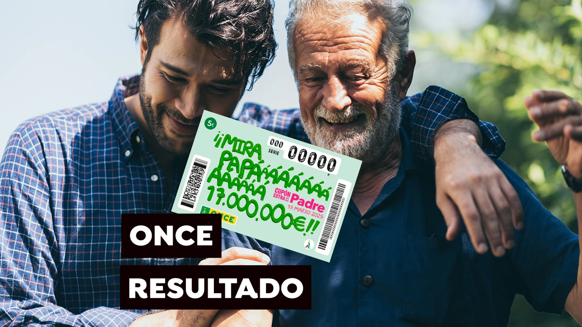 Sorteo del Cupón Extra del Día del Padre de la ONCE Sorteo del Cupón Extra del Día del Padre de la ONCE
